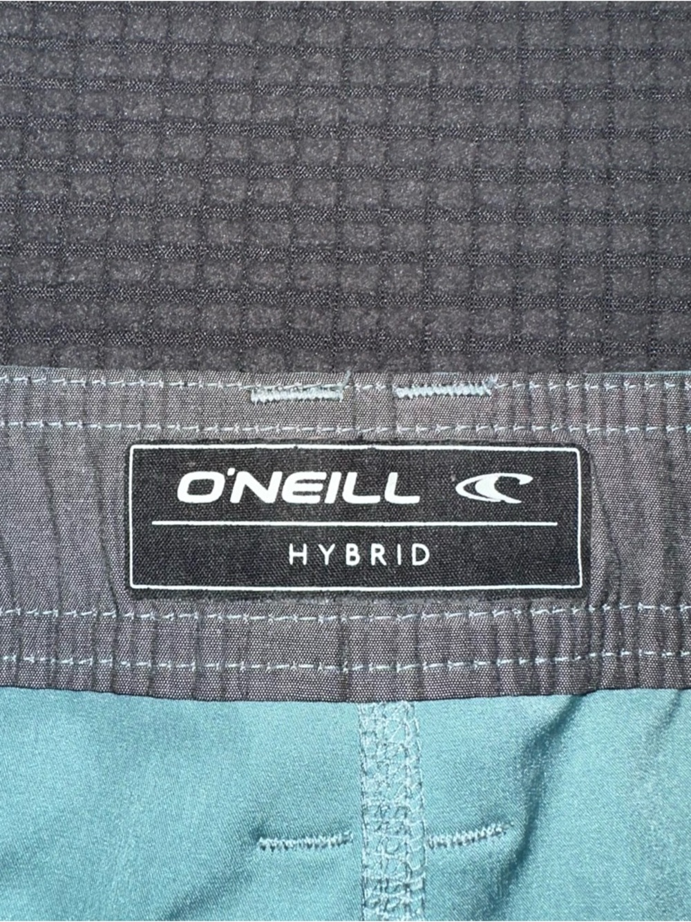 O Neill Hybrid Shorts Mens Size 34 Aqua Performance Stretch Casual - Picture 3 of 7